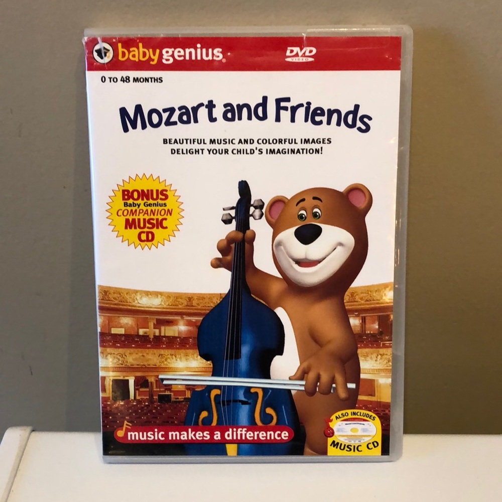 Baby Genius Mozart & Friends DVD and CD